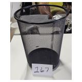 wire mesh trash can