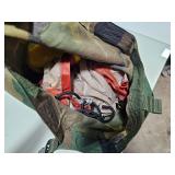 tent & army bag