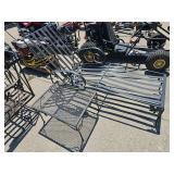 vintage iron lounge & small table