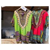2 colorful blouses