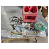 torch carrier, head, striker, hose, goggles