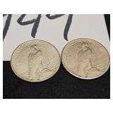 2 - 1923 Peace Dollars