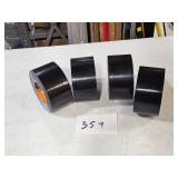 4 rolls of black gorilla tape