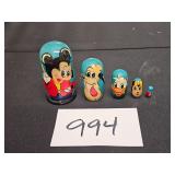 Mickey Mouse Nesting Dolls