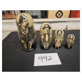 Honeymooners nesting dolls