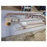 old logger & farm tools
