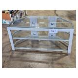 glass TV stand
