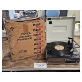 vintage RCA record player