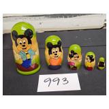 Mickey Mouse Nesting Dolls
