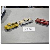 3 vintage cars