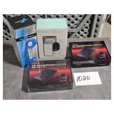 baby camera, light, hard drive cases