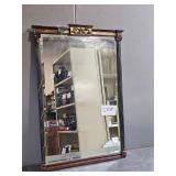 38 x 26 vintage beveled mirror