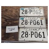 license plates