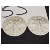 (2) - 2024 Walking Liberty Dollars
