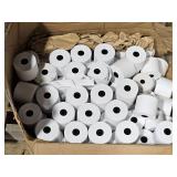 rolls of calculator tape