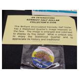 Collectible Coins, cards, stamp - see pics