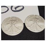 (2) 2024 Silver Walking Liberty Dollars
