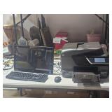 computer (no password) & HP printer