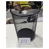 wire mesh trash can