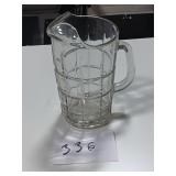 glass pitcher