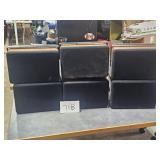 (6) vintage ceiling mount DJ speakers
