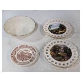decortaive bowl (LENOX) & plates