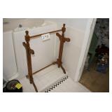 Vintage quilt rack