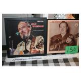 2 framned Mac Wiseman Records