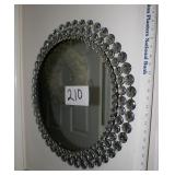 round decorative wall mirror