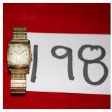 vintage gold-tone Elgin wristwatch