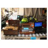 Dictaphone, CD player and portable DVD player