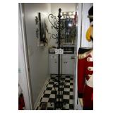 Black iron coat stand