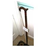 derby-handle walking cane made for Mac