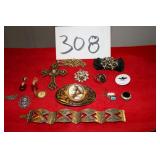 Ring, belt buckle, necklace, Jewelry