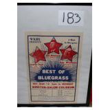 vintage Best of Bluegrass Poster