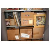Boxes of records and cd