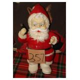 Vintage Rushton Plush Santa Claus