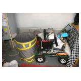 Landscaping cart and items