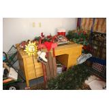 Christmas decorations, decor, and fence gates