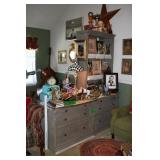 Dresser with a hutch