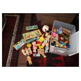 Tote of Vintage Toys