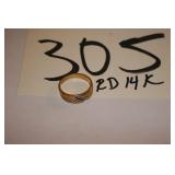 Diamond wedding band ring