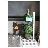 Artificial Tree and Cat decor
