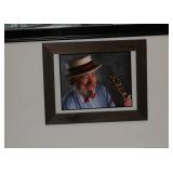 Framed picture of Mac Wiseman
