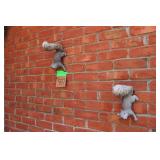 Hanging squirrel garden statues (2)