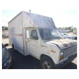 1989 FORD BOX TRUCK DIESEL (NO RUN) NO TITLE