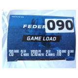 25 X Rounds 20 ga Shotgun Shells