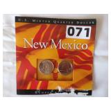 US Minted Quarter Dollar - New Mexico