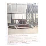 Vintage 1961 Buick Electra framed Ad