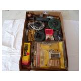 misc. box of tools and hardware